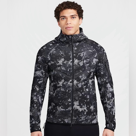 Nike Other - Nike Tech Windrunner Men's Fleece Full-Zip Hoodie - HV5055-060 - Size L - NWT
